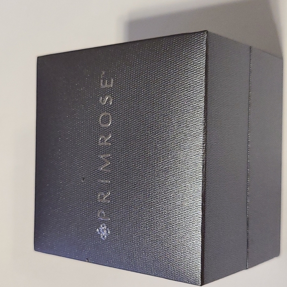 PRIMROSE BEAUTIFUL CUBIC ZIRCONIA STERLING SILVER NECKLACE AND MATCHING EARRINGS - Picture 5 of 8